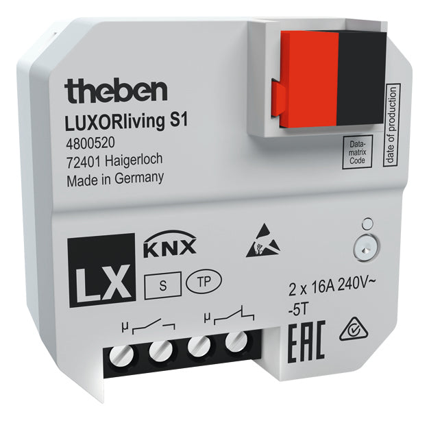 THEBEN LUXORliving UP-Schaltaktor, 1 Kanal THEBEN LUXORliving UP-Schaltaktor, 1 Kanal